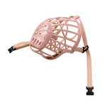 Breathable dog muzzle with comfortable fit