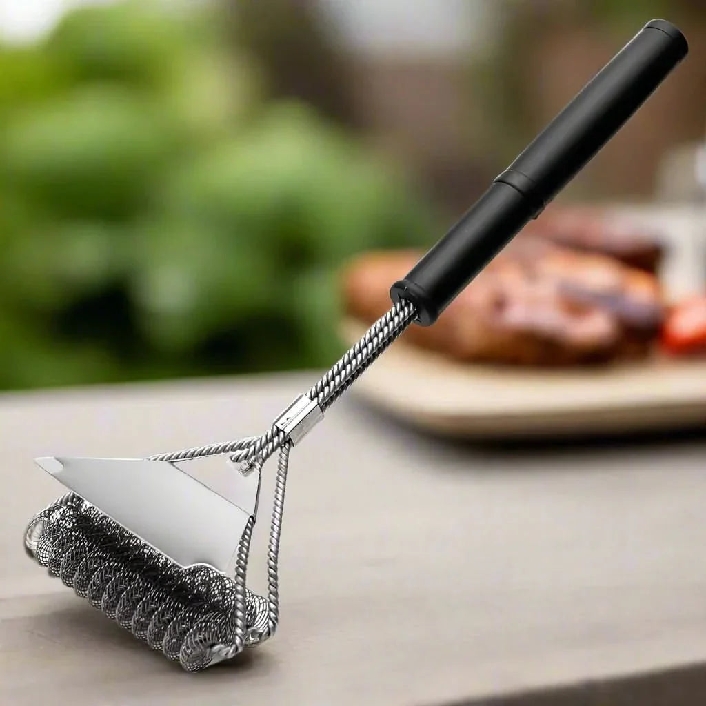 GrillMaster Bristle-Free Brush – Safe & effective for all grill grates
