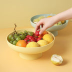 Pastel colored fruit tray