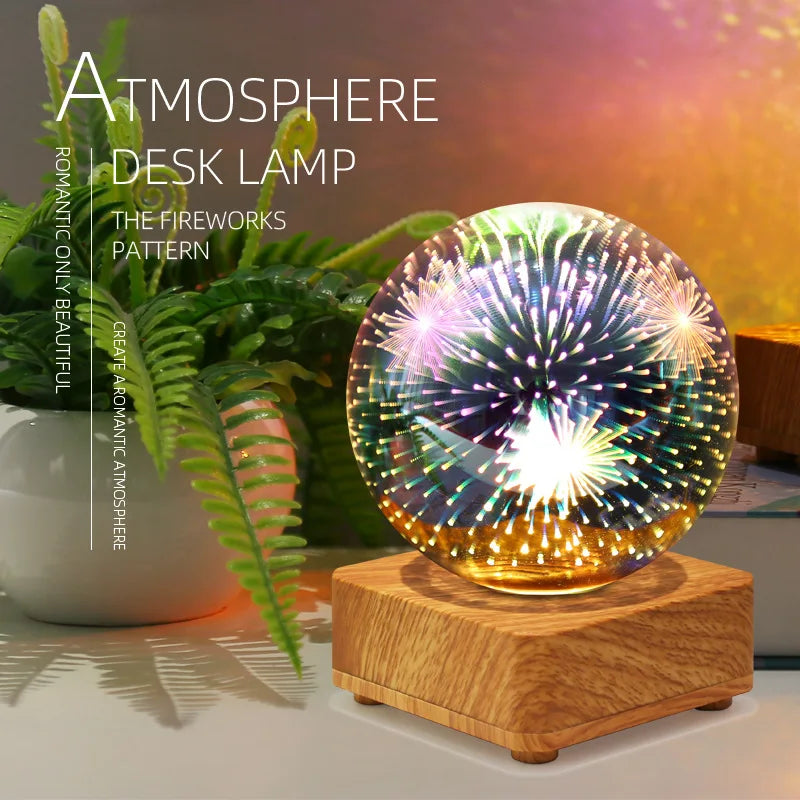 LumiNova 3D Night Light | Color Changing Starry Sky Lamp | USB LED Decorative Light | For Bedrooms & Gift Ideas