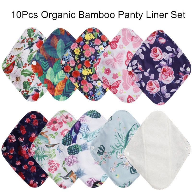 10 pieces reusable pads - Organic periods reusable pads
