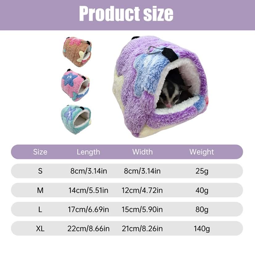 Soft hammock house for hamsters to cuddle and sleep in