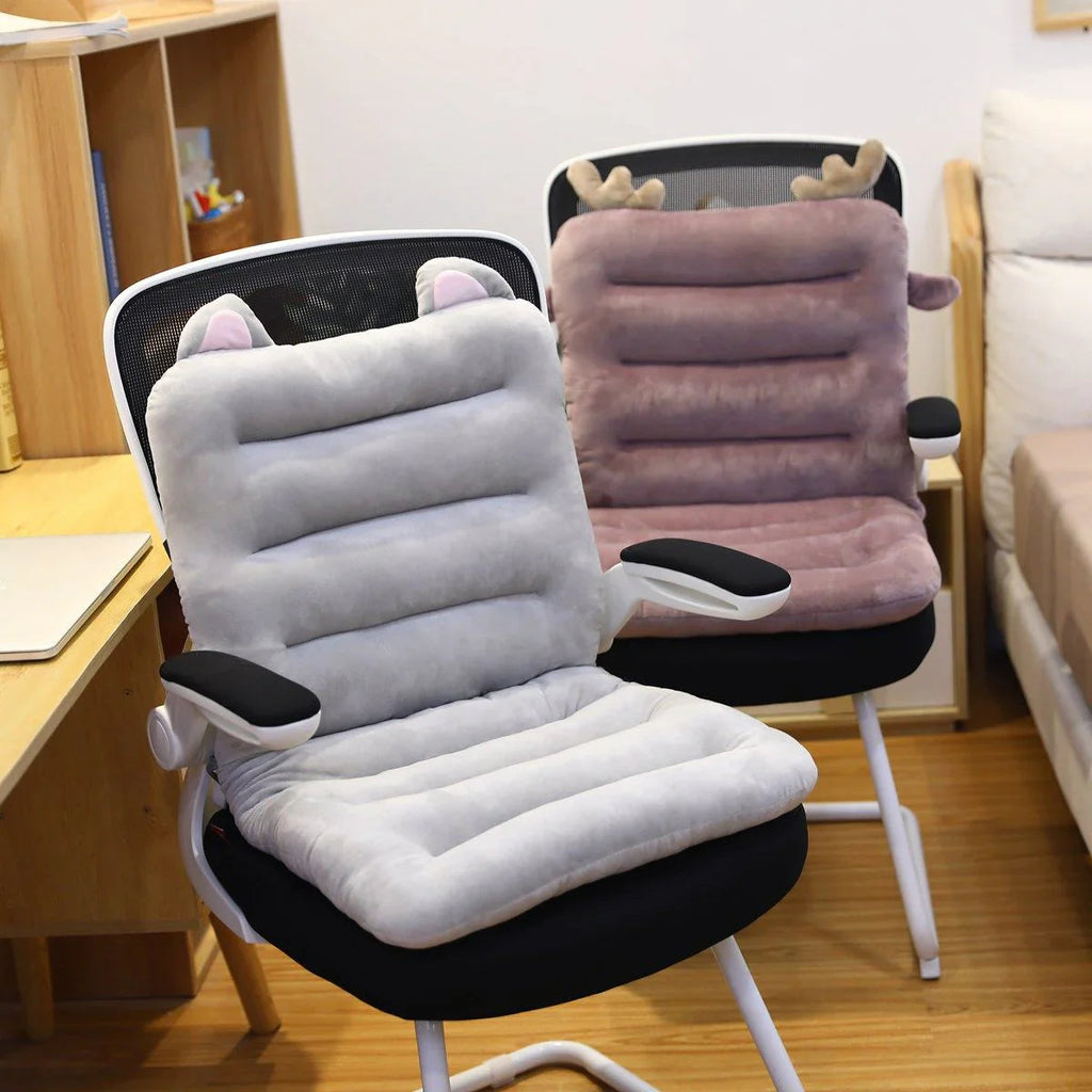 Ergonomic cushion for back and seating comfort
