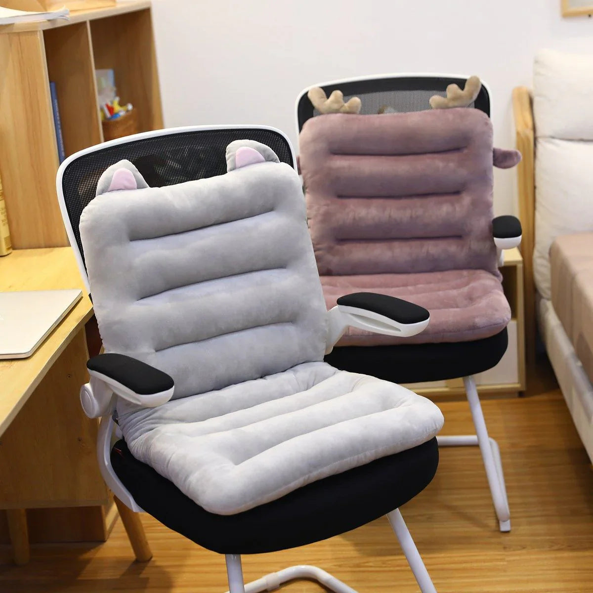 Ergonomic cushion for back and seating comfort