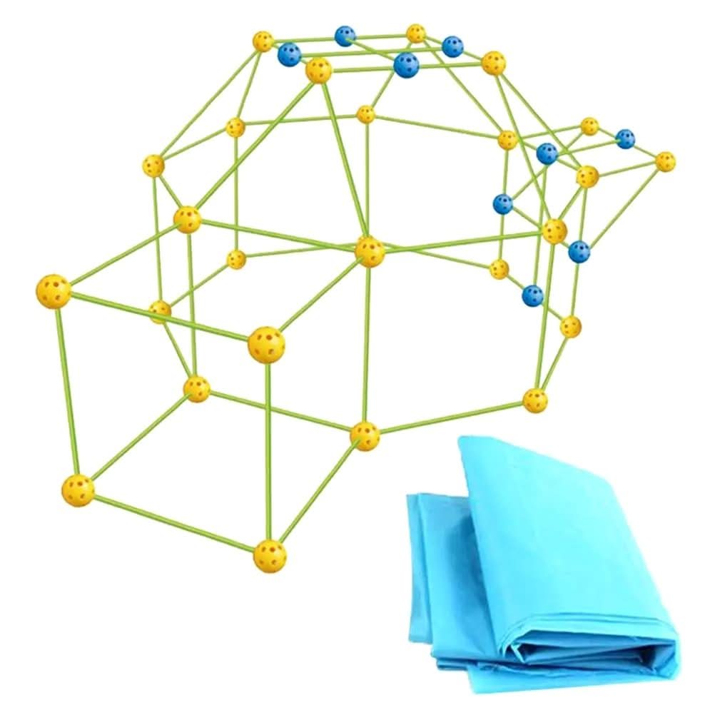 Creative tent building game for imaginative play from the age of 5