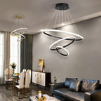 Stylish spiral ceiling lamp