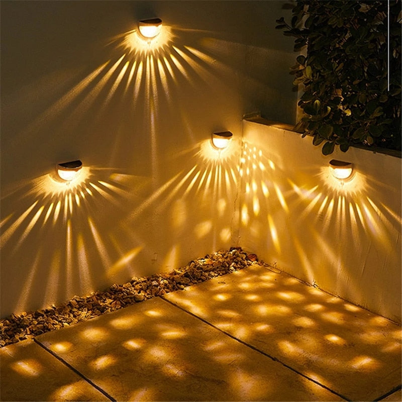 NoirRay – Solar Wall Lamp with Elegant Modern Glow