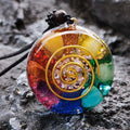 Meditation Helper Geometric Pendant Necklace
