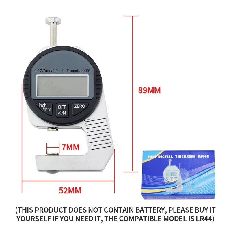 High-Sensitivity Digital Thickness Measuring Tool