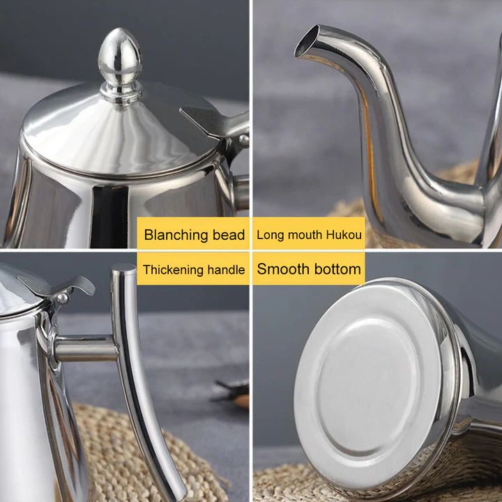 Induction Kettle Stainless Steel with Filter - Fast Boiling and Sustainable Design for Home