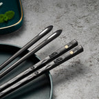 DineLux – Luxurious Chopstick Set with Refined Designs (5 Pairs)