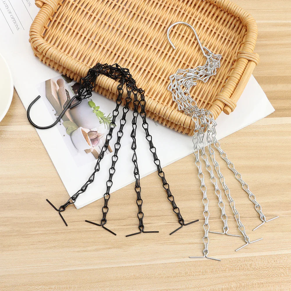 Stable Plant Hangers with Chains – Robust Suspension for Flower Pots and Garden Plants