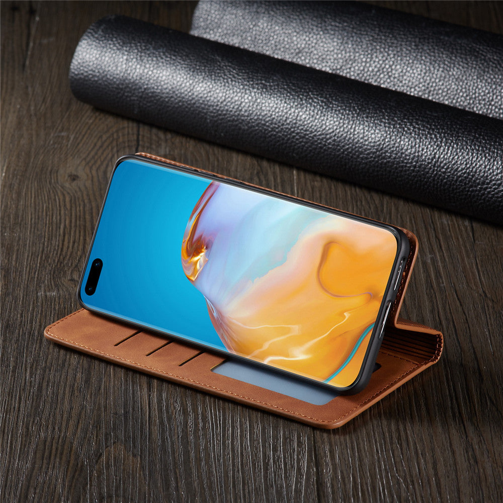 Huawei Case: Magnetic Leather Bag for Stylish Protection