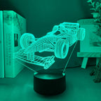 Formula-1-3D-Illusion lamp with color mode