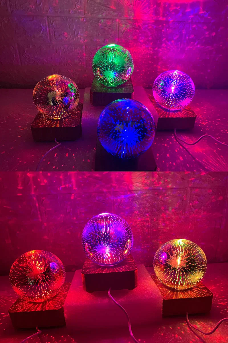 LumiNova 3D Night Light | Color Changing Starry Sky Lamp | USB LED Decorative Light | For Bedrooms & Gift Ideas
