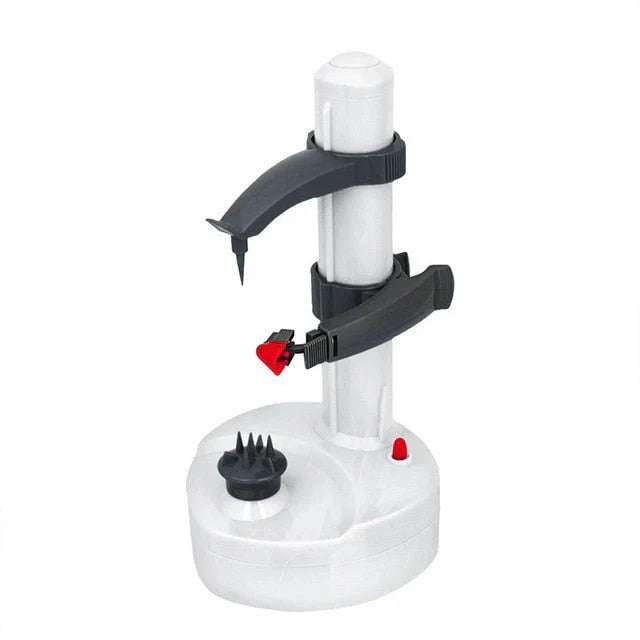 Automatic fruit and vegetable peeler with one-button operation