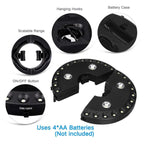 Umbrella light LUMIROOF | 3 brightness levels | Wireless & tool-free | For garden, balcony & camping