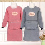 Cute Long Sleeve Waterproof Kitchen Apron