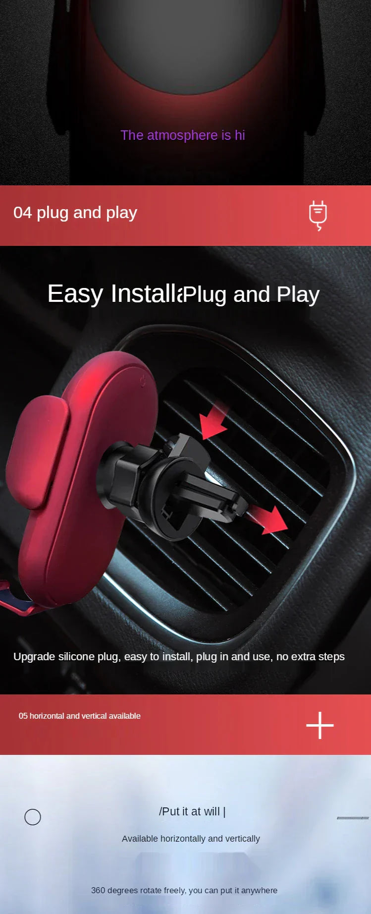 Tubby Charger - Wireless Car Charger with Sensor