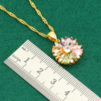 Luminous Dawn Set - Elegant Aurora Inspired Jewelry