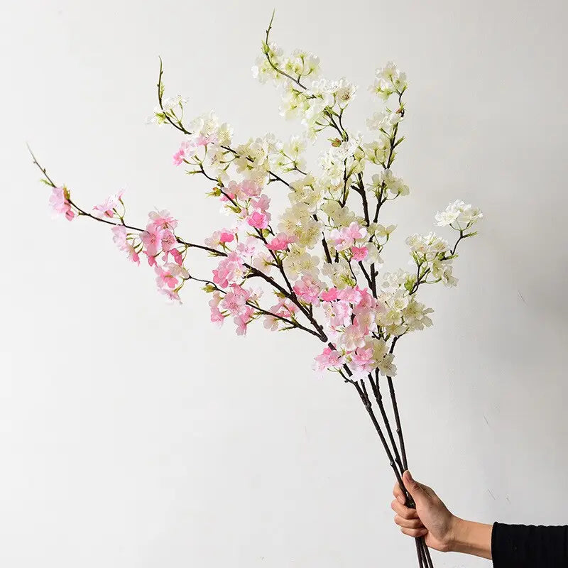 Artificial Cherry Blossom Branch - 109 cm Silk Flowers