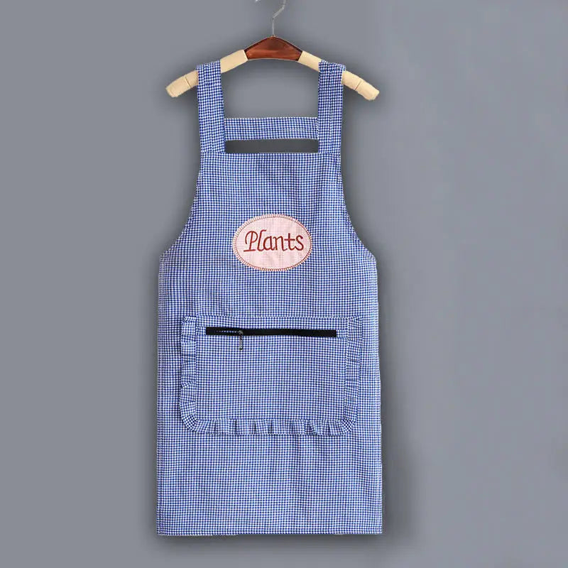 Cute Long Sleeve Waterproof Kitchen Apron