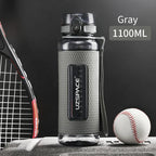 UZSPACE Sport Water Bottles, BPA-free, portable, impact-resistant, leak-proof, large capacity, fitness water kettle, Tritan plastic drinking bottle