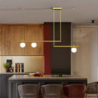 Nordic Glass Linear Luxury Pendant Lamp