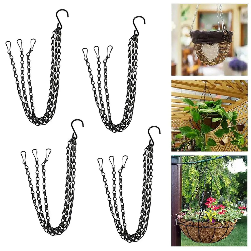 Stable Plant Hangers with Chains – Robust Suspension for Flower Pots and Garden Plants