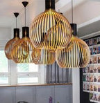 Handmade Wooden Pendant Light