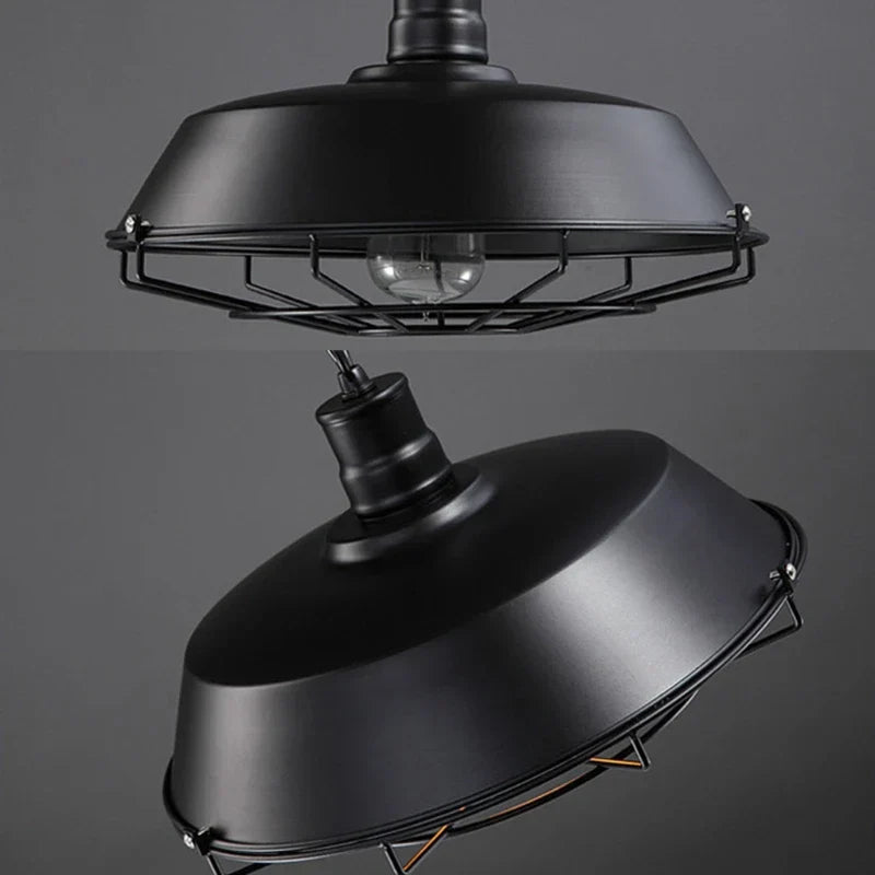 Vintage Loft Pendant Light: Industrial Retro Iron Ceiling Light Chandelier for Living Room, Restaurant, Bar, Kitchen