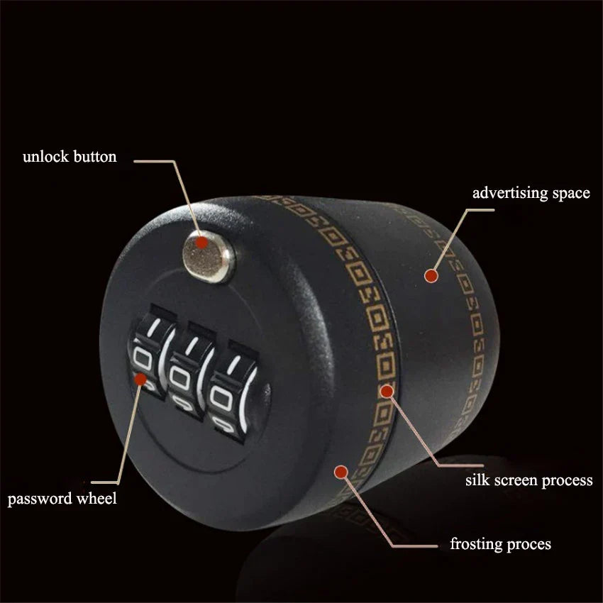 Drink Safe Reusable Childproof Password Lock Wine Bottle Stopper