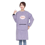 Cute Long Sleeve Waterproof Kitchen Apron