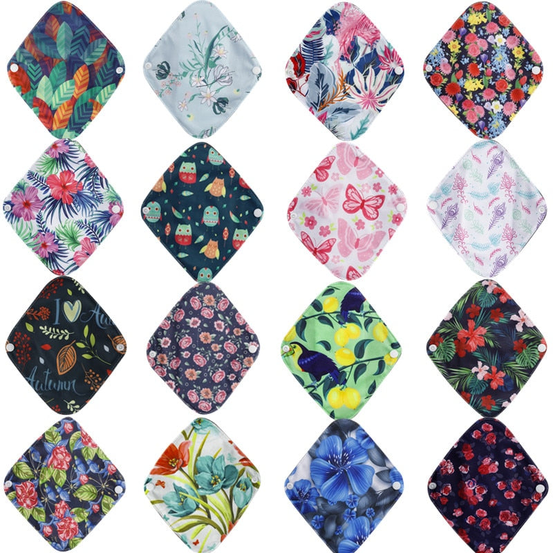 10 pieces reusable pads - Organic periods reusable pads