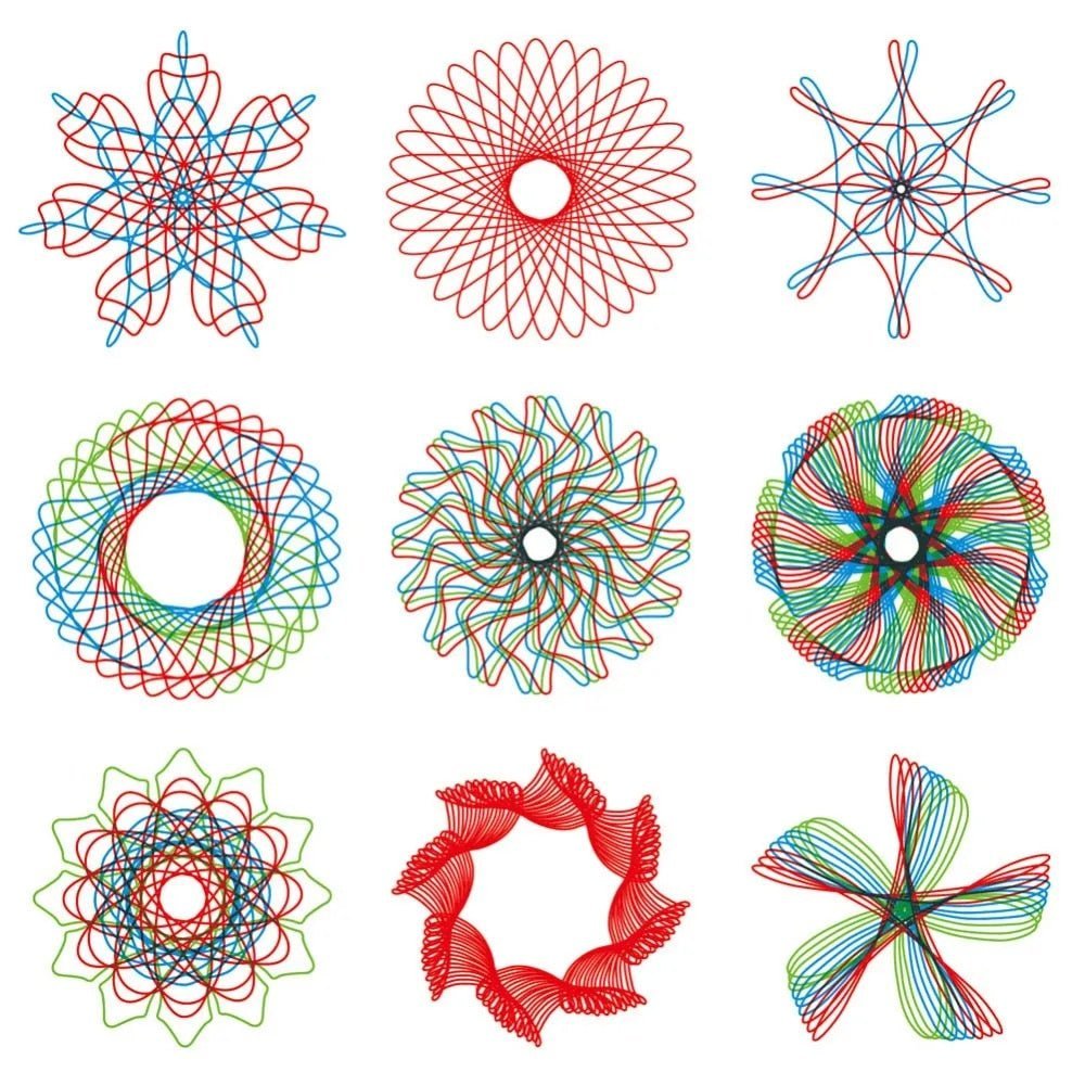 Spirograph Drawing Set - Artistic Precision - Dazzling Creations!