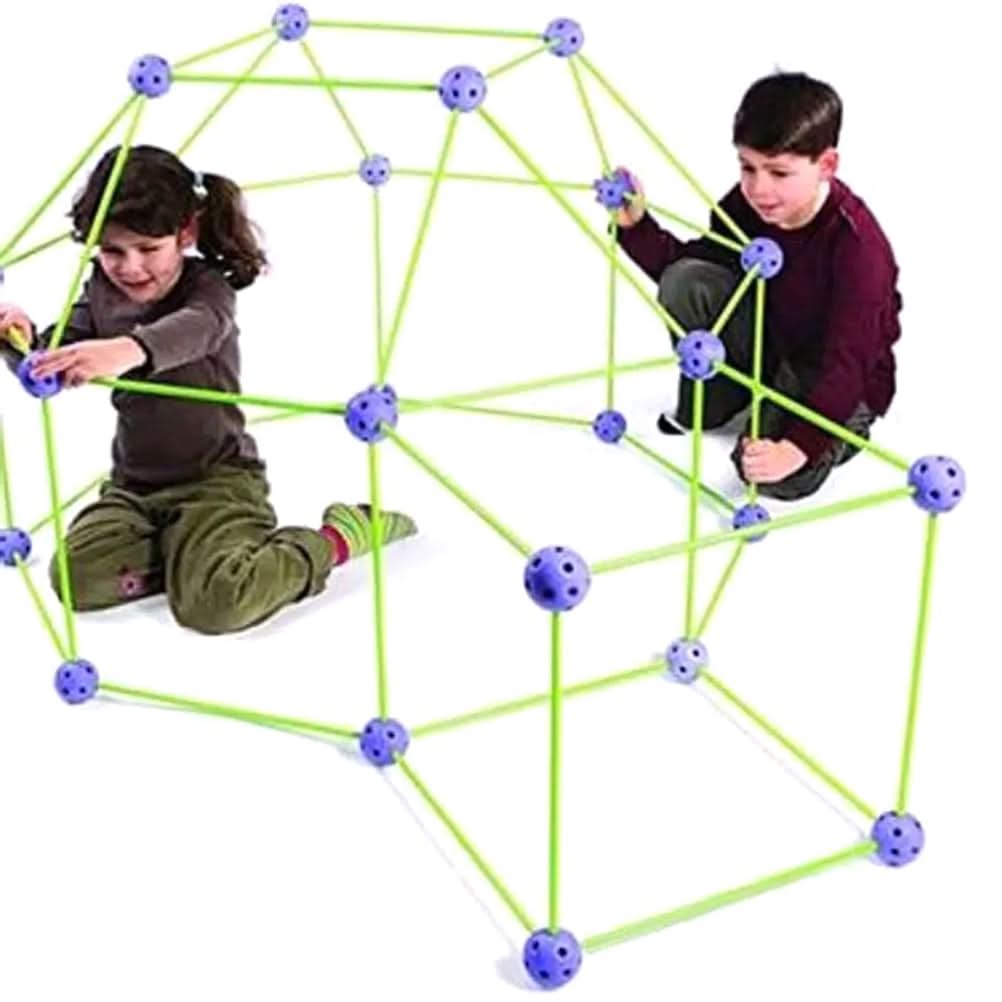 Creative tent for playful learning and building