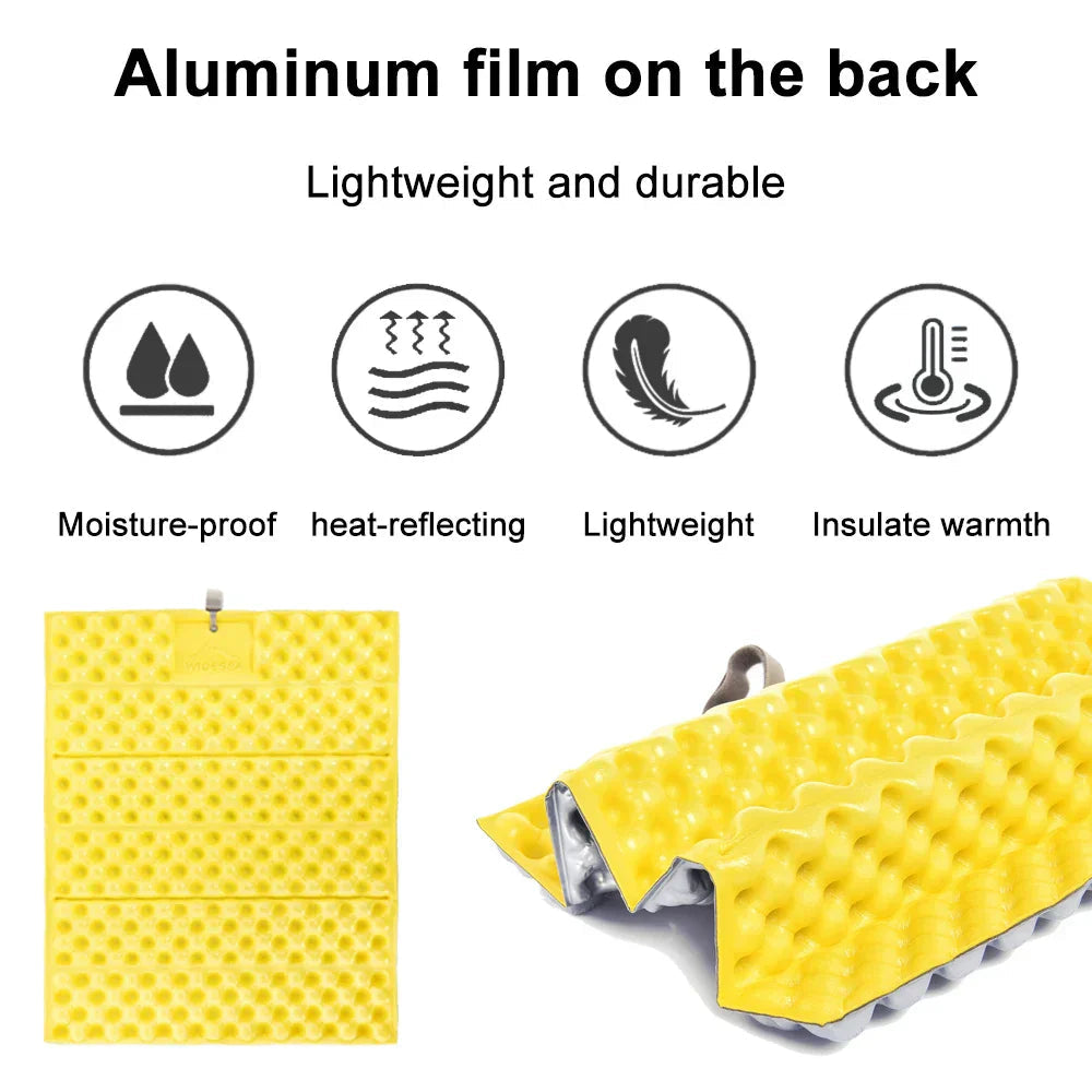 Campurio Seat & Beach Mat | Inflatable & Weatherproof | For Camping & Outdoor | Includes Carry Bag