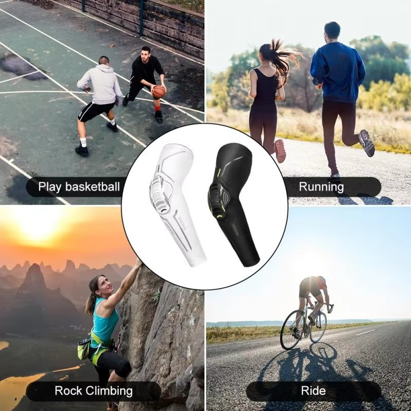 Sports Elbow Pad Compression Sleeve with Impact Protection