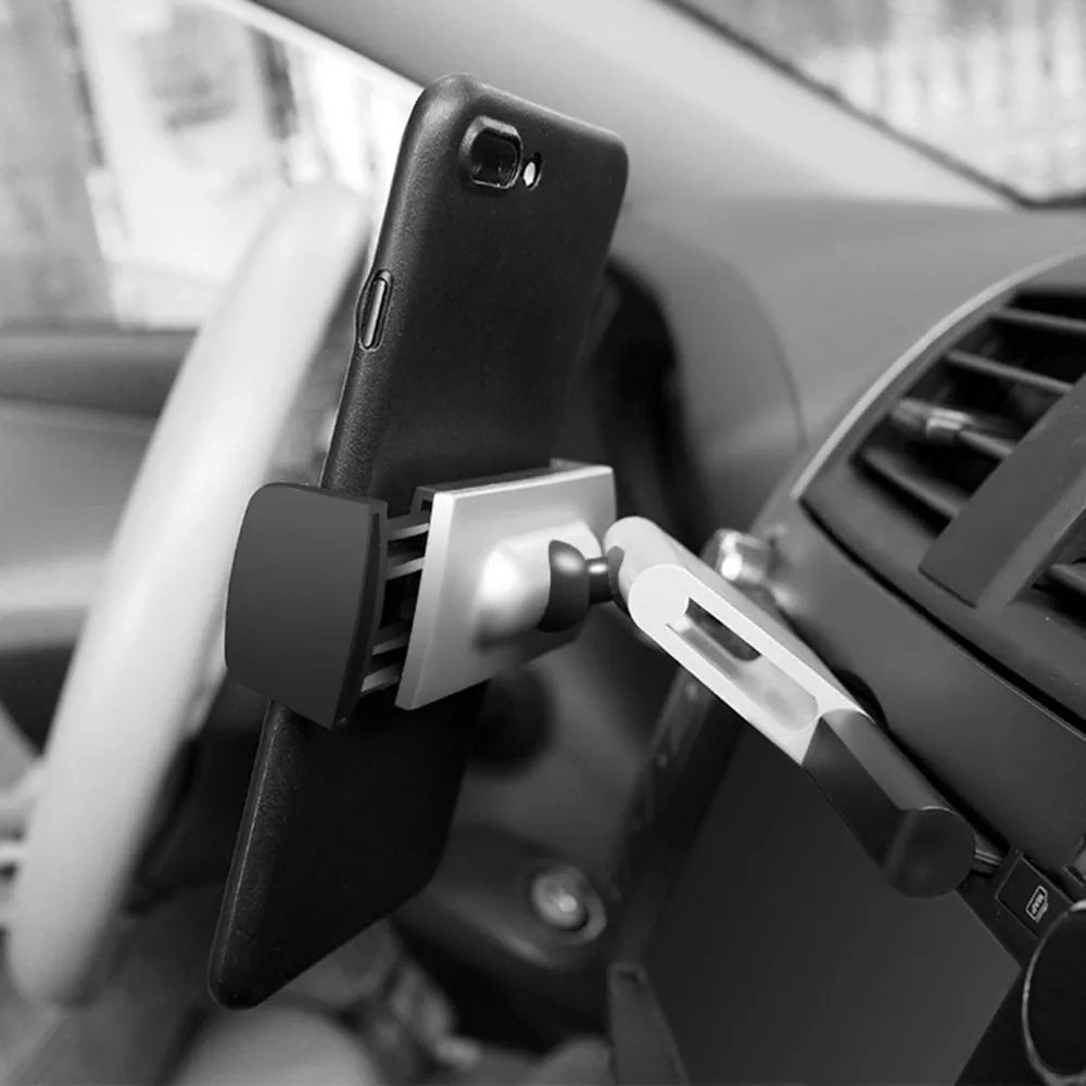 DriveFlexx Handy Mount Car CD Slot | 360° Rotatable | Stable & Universal | Flexible Lazy Arm