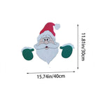 Surprise Santa Claus Outdoor Christmas Decoration