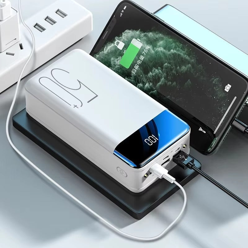 50,000mAh Ultra-High Capacity Power Bank – Super Fast Charging for Phones, Tablets & Laptops