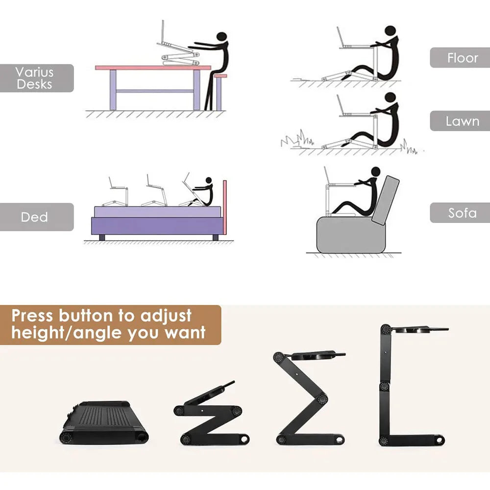 Adjustable 360° Laptop Holder