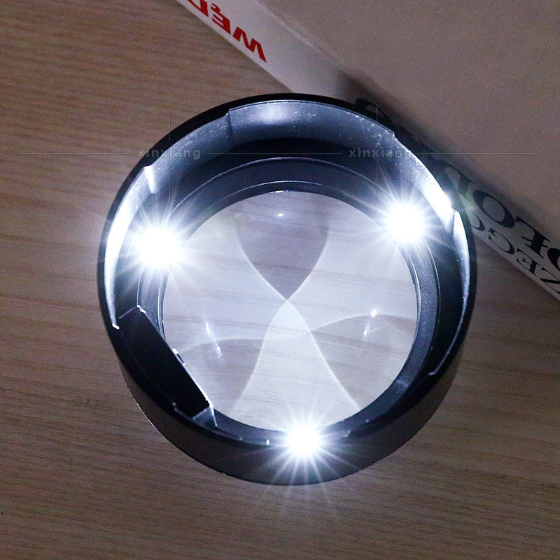 LED Reading Glasses Magnifier