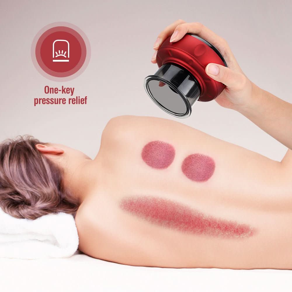 Electric cupping set for cellulite treatment & muscle relaxation