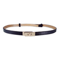 adjustable women's leather belt