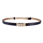 adjustable women's leather belt