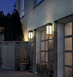 SolarAura – Smart Solar Wall Lamp for the Garden