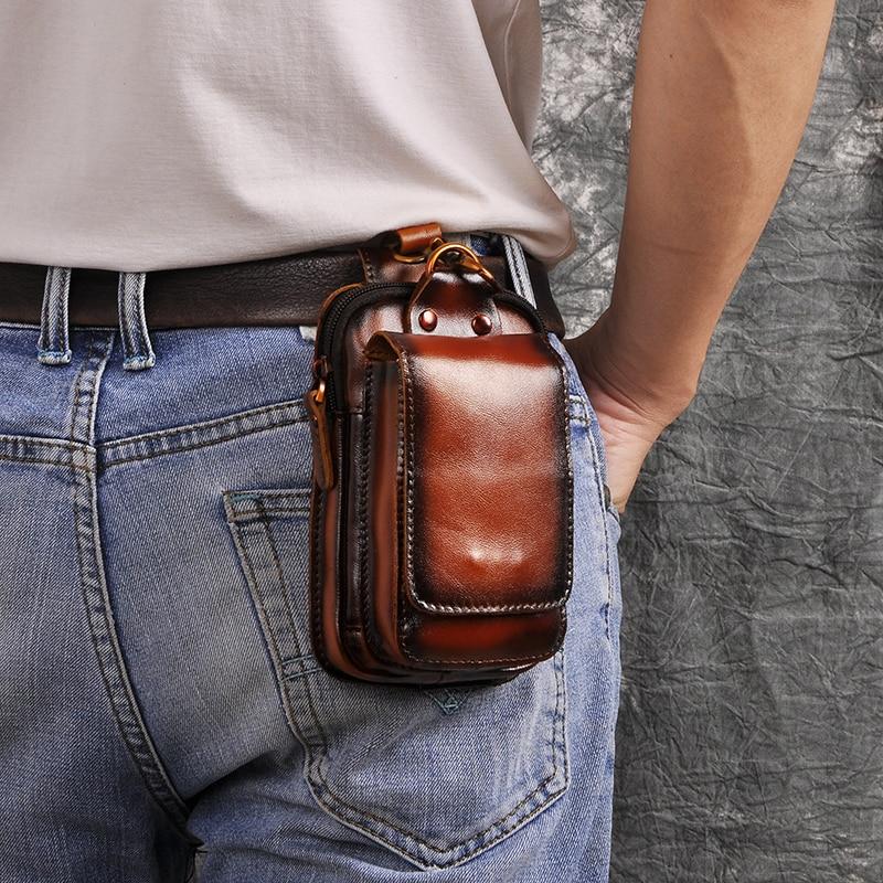EliteGuard – Luxury Leather Hip Bag for Men
