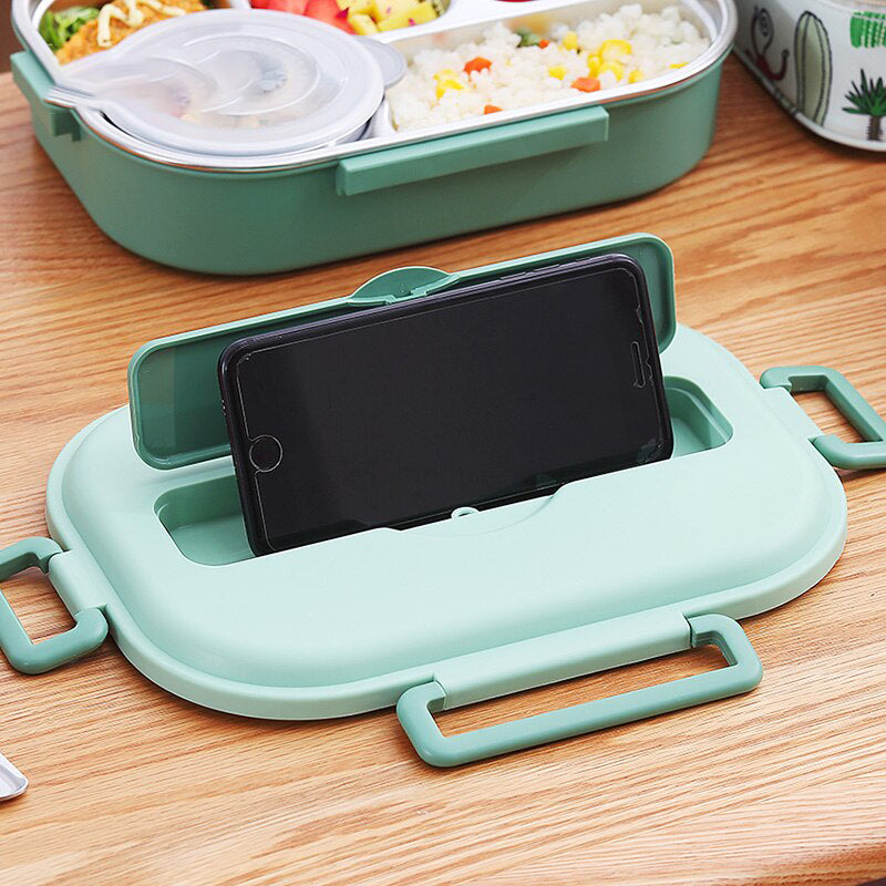 Stainless Steel Multiple Compartment Children's Lunchbox