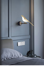 Gold Birds Wall Light
